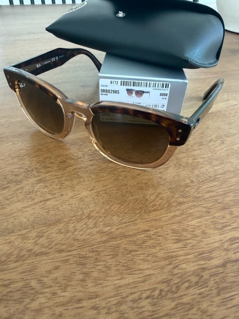 Ray-Ban Mega Hawkeye Sunglasses in Havana Brown